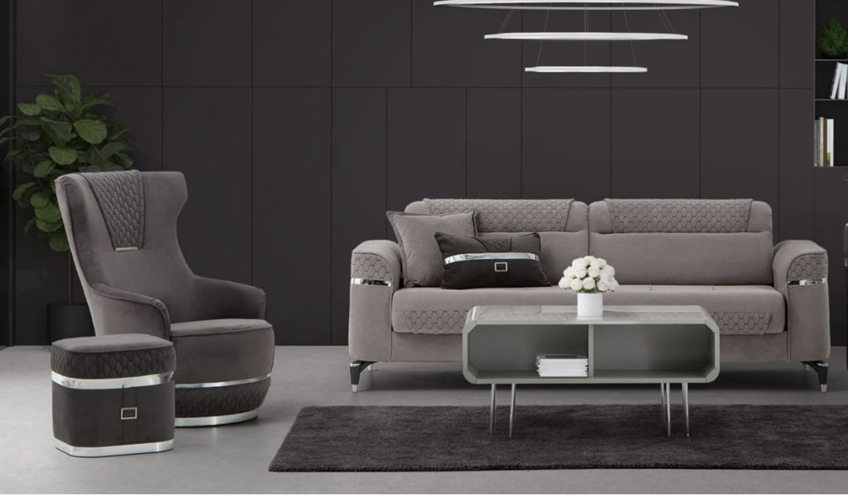 Veyron Koltuk Takımı - Gri