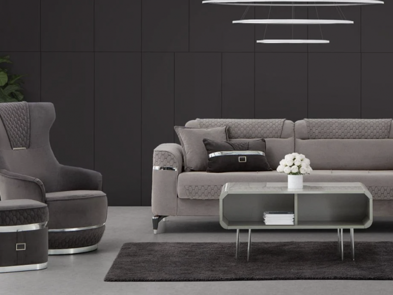 Veyron Koltuk Takımı - Gri