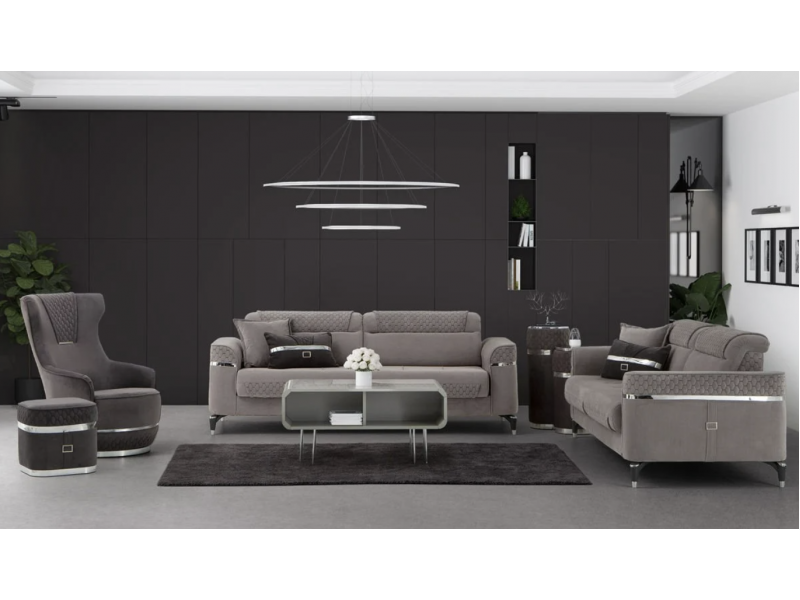 Veyron Koltuk Takımı - Gri Veyron Koltuk Takımı - Gri