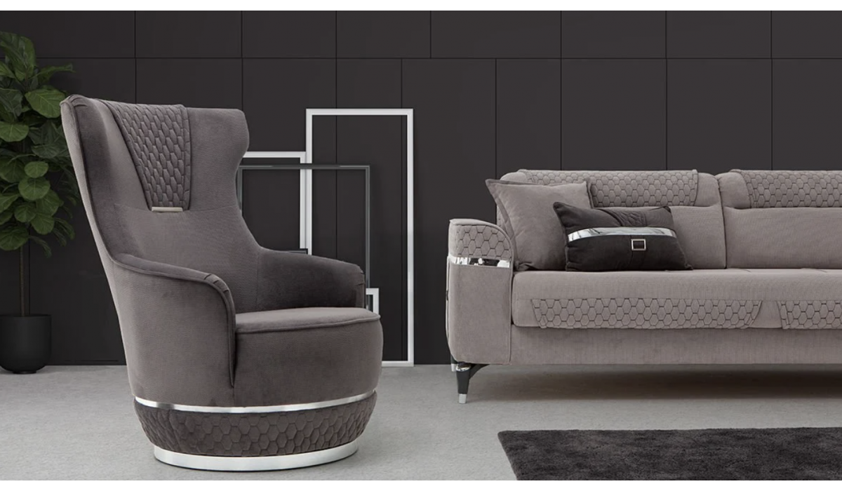 Veyron Koltuk Takımı - Gri